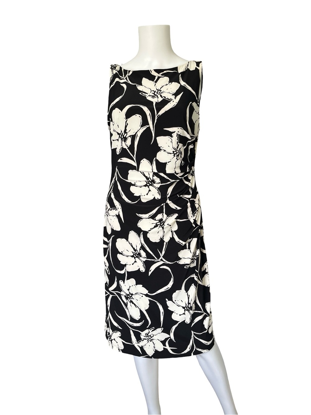 Lauren Ralph Lauren Sleeveless Floral Dress Professional Career Womens Size 10